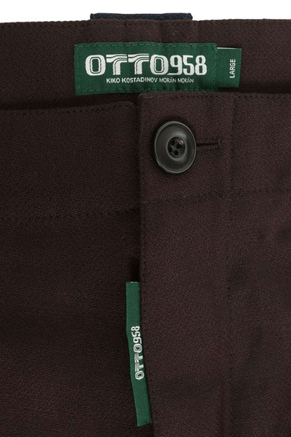 OTTO Double O Logo Patch Trousers Brown Size L