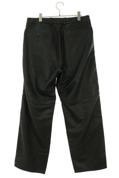 SUPREME 25AW Leather Trouser Black Size 32
