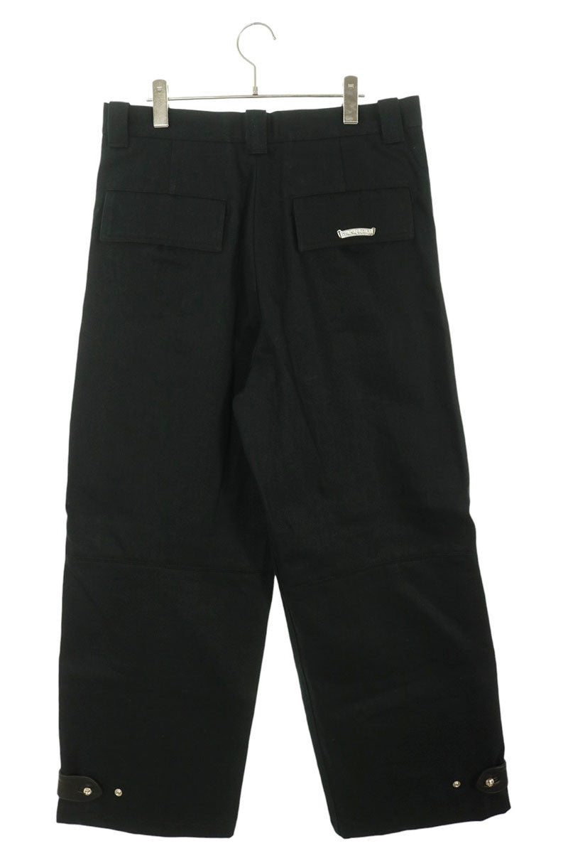 Chrome Hearts STREET SWEEPER Hem Strap Wide Pants Size 32