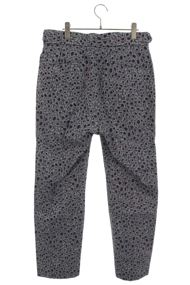 Needles Jacquard All Over Pattern Trousers Purple Size M