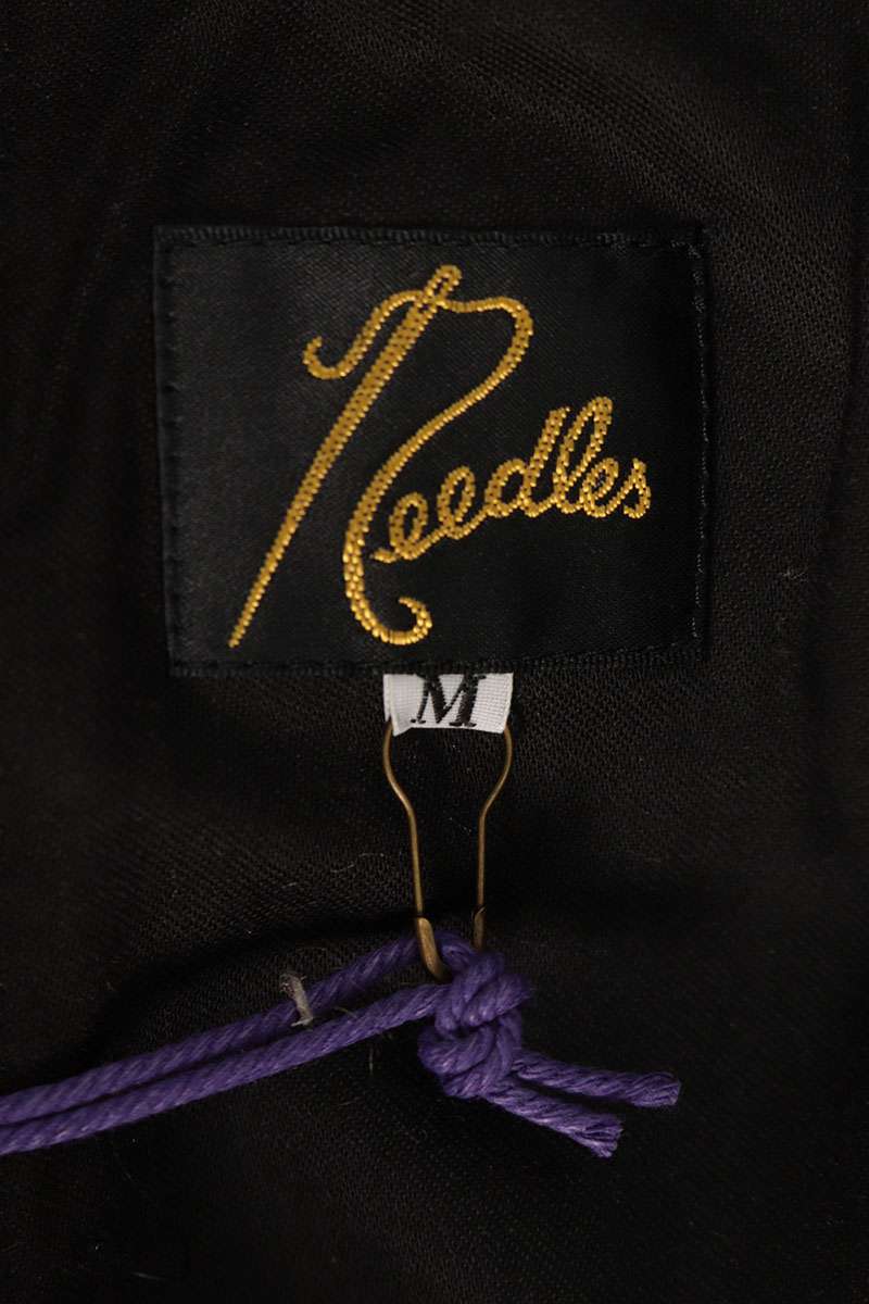 Needles Jacquard All Over Pattern Trousers Purple Size M