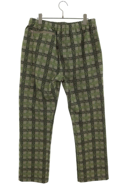 Needles All Over Pattern Polyester Track Pants Green Size M
