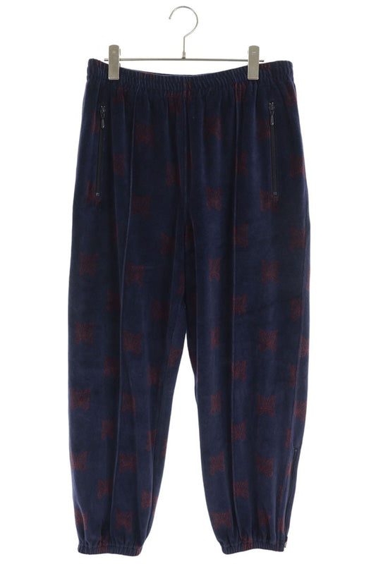 Needles Papillon Zip Cotton Blend Track Pants Navy Size M