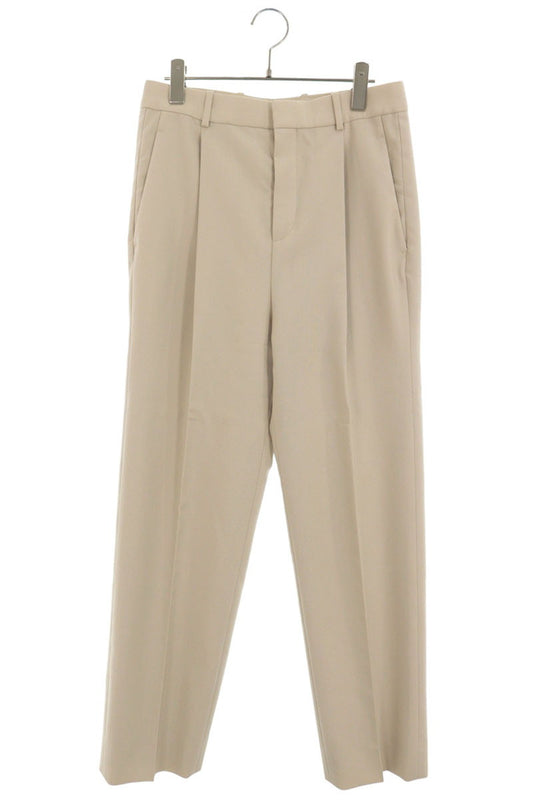 SAINT LAURENT PARIS Light Wool Slacks Beige Size 44