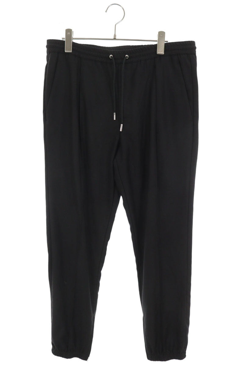 DIOR Wool Tailored Track Pants Black Size 48