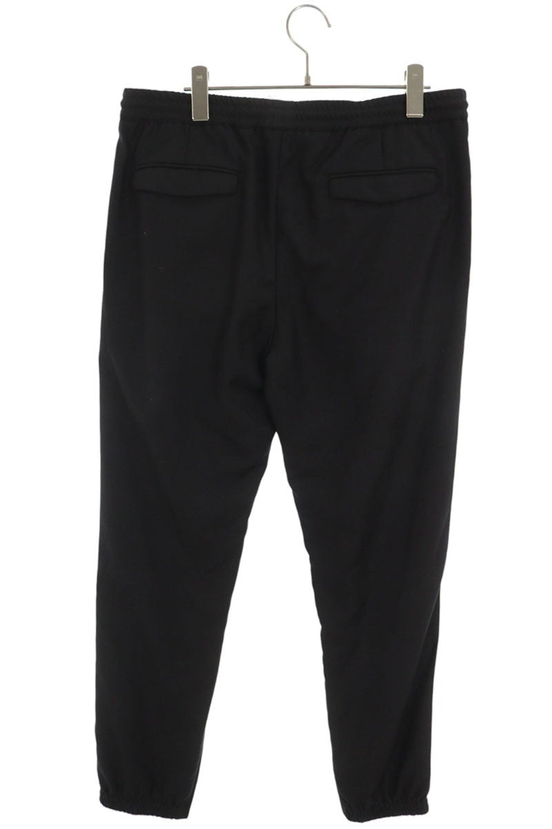 DIOR Wool Tailored Track Pants Black Size 48