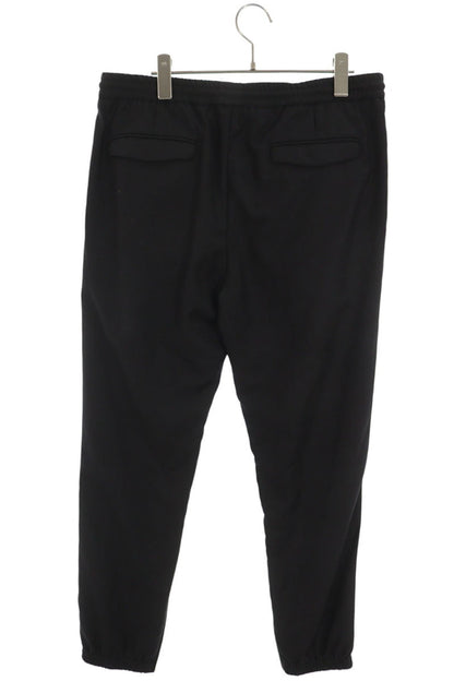 DIOR Wool Tailored Track Pants Black Size 48