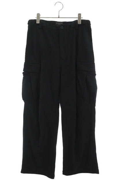BALENCIAGA Cotton Cargo Sweatpants Black Size XXS