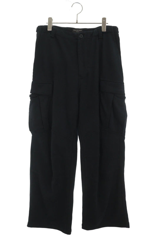 BALENCIAGA Cotton Cargo Sweatpants Black Size XXS