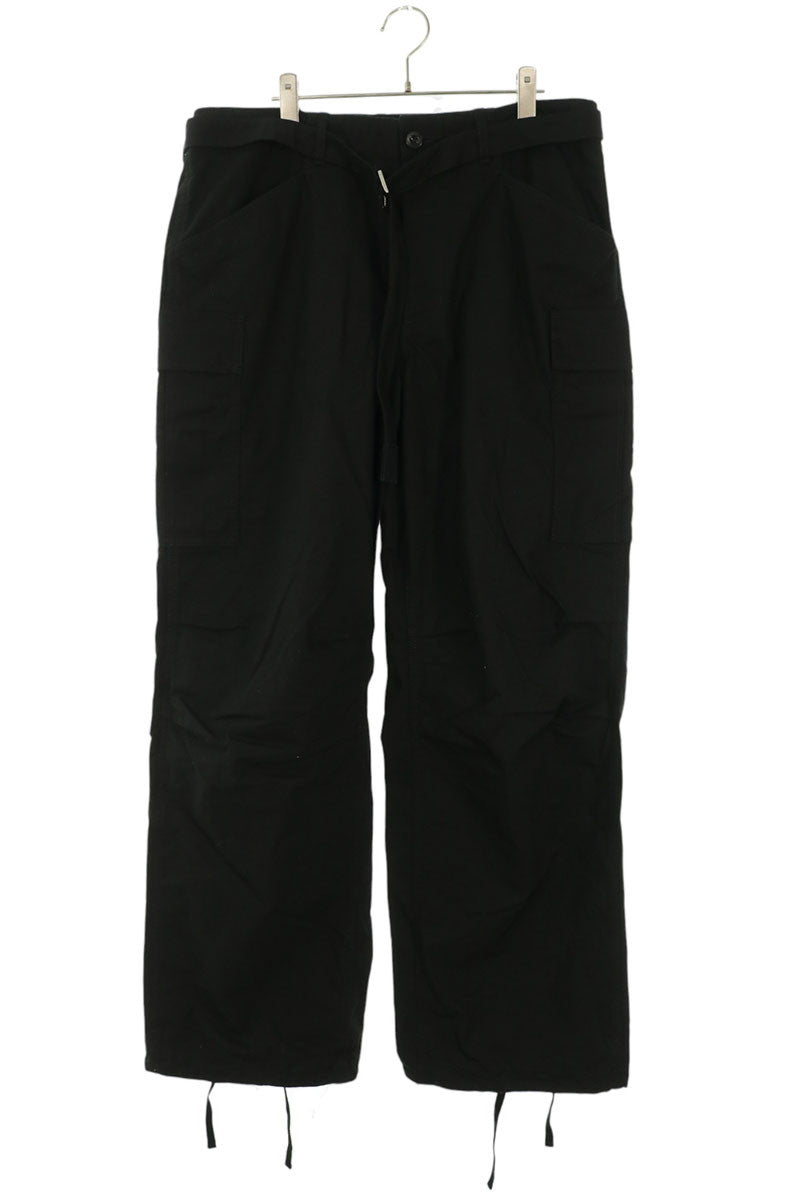 Sacai Cotton Nylon Cargo Pants Black Size 4