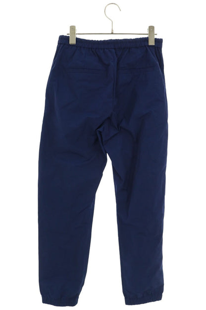DRIES VAN NOTEN Rib Easy Poly Cotton Long Pants Blue Size 44