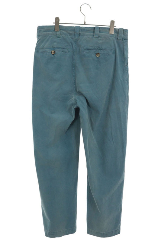 The Elder Statesman Distressed Cotton Pants Blue Size 32