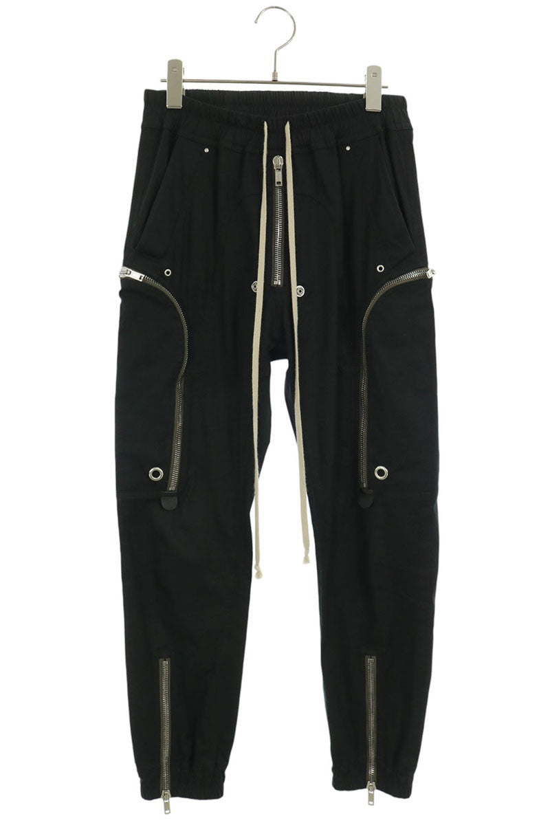 Rick Owens -TE Cotton Blend Long Pants Black Size 46