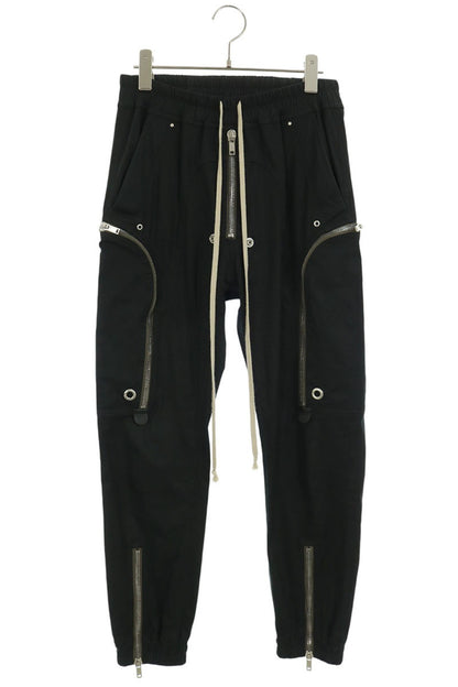 Rick Owens -TE Cotton Blend Long Pants Black Size 46