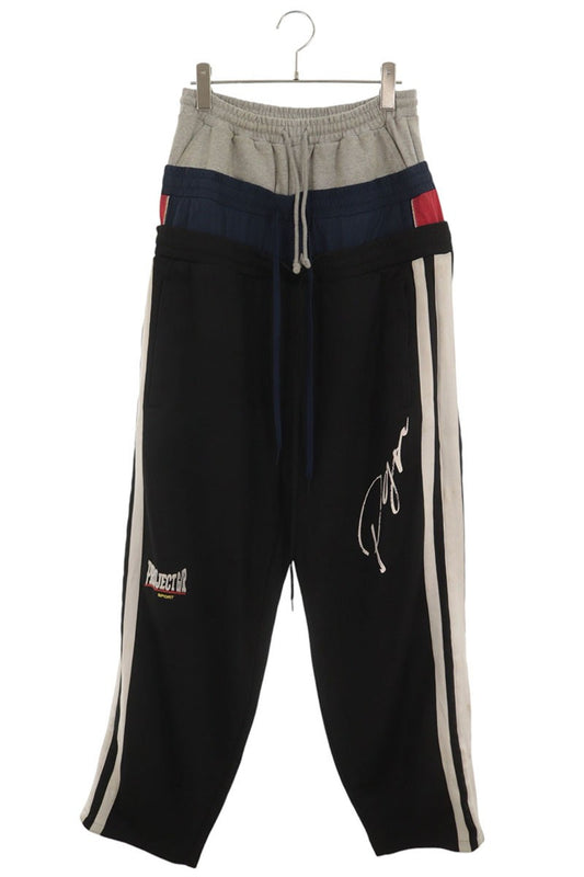 PROJECT GR Black 3 Layered Sideline Sweatpants Pants Size 1