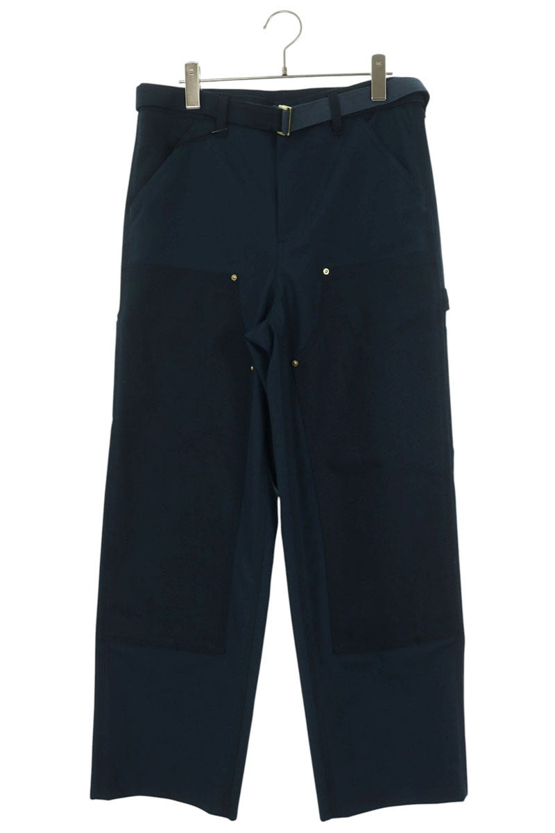 Sacai x Carhartt 26SS Navy Duck Canvas Knee Pants Size 1