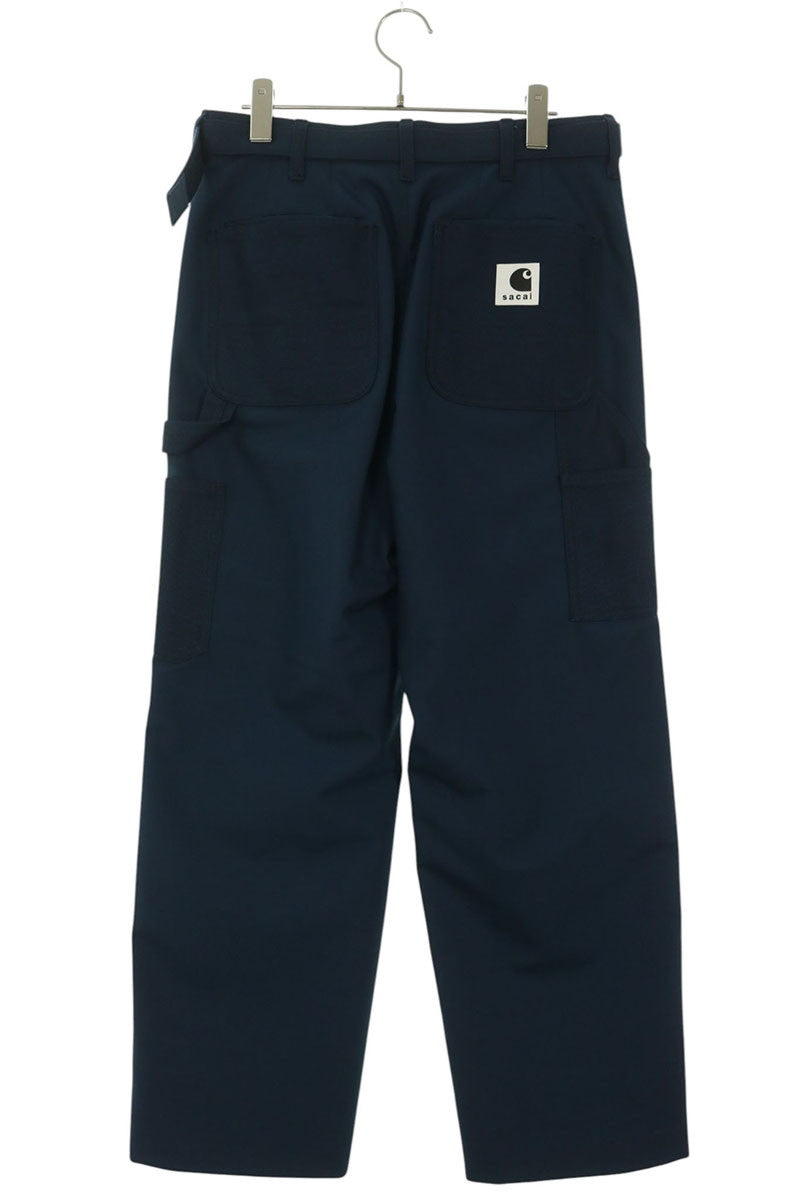 Sacai x Carhartt 26SS Navy Duck Canvas Knee Pants Size 1