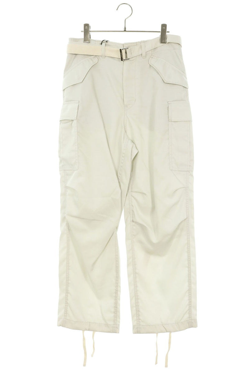 Sacai x SPIEWAK 24AW Gray Nylon Cargo Pants Size 0