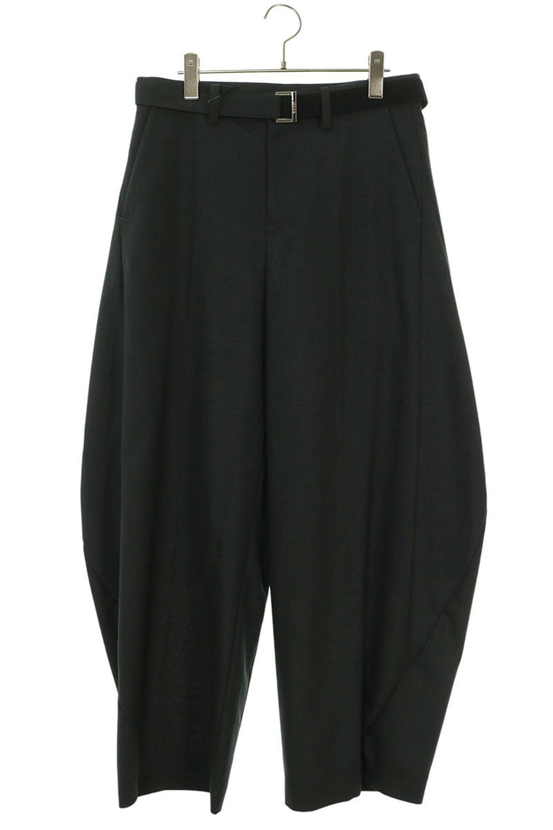 Sacai 26SS Charcoal Poly Cotton Suiting Pants Size 1