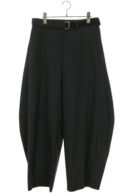 Sacai 26SS Charcoal Poly Cotton Suiting Pants Size 1