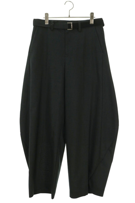 Sacai 26SS Charcoal Poly Cotton Suiting Pants Size 1