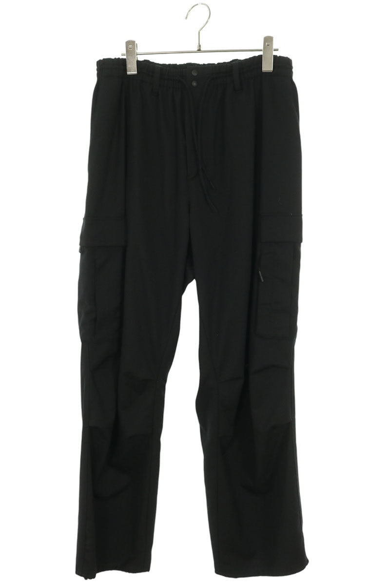 Y-3 Wool Blend Cargo Pants Black Size S