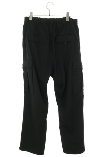 Y-3 Wool Blend Cargo Pants Black Size S