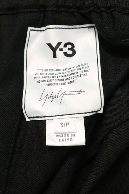 Y-3 Wool Blend Cargo Pants Black Size S