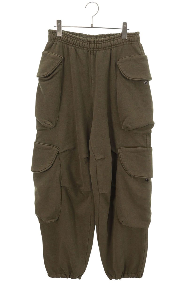 entire studios Cotton Sweat Cargo Pants Green Size S