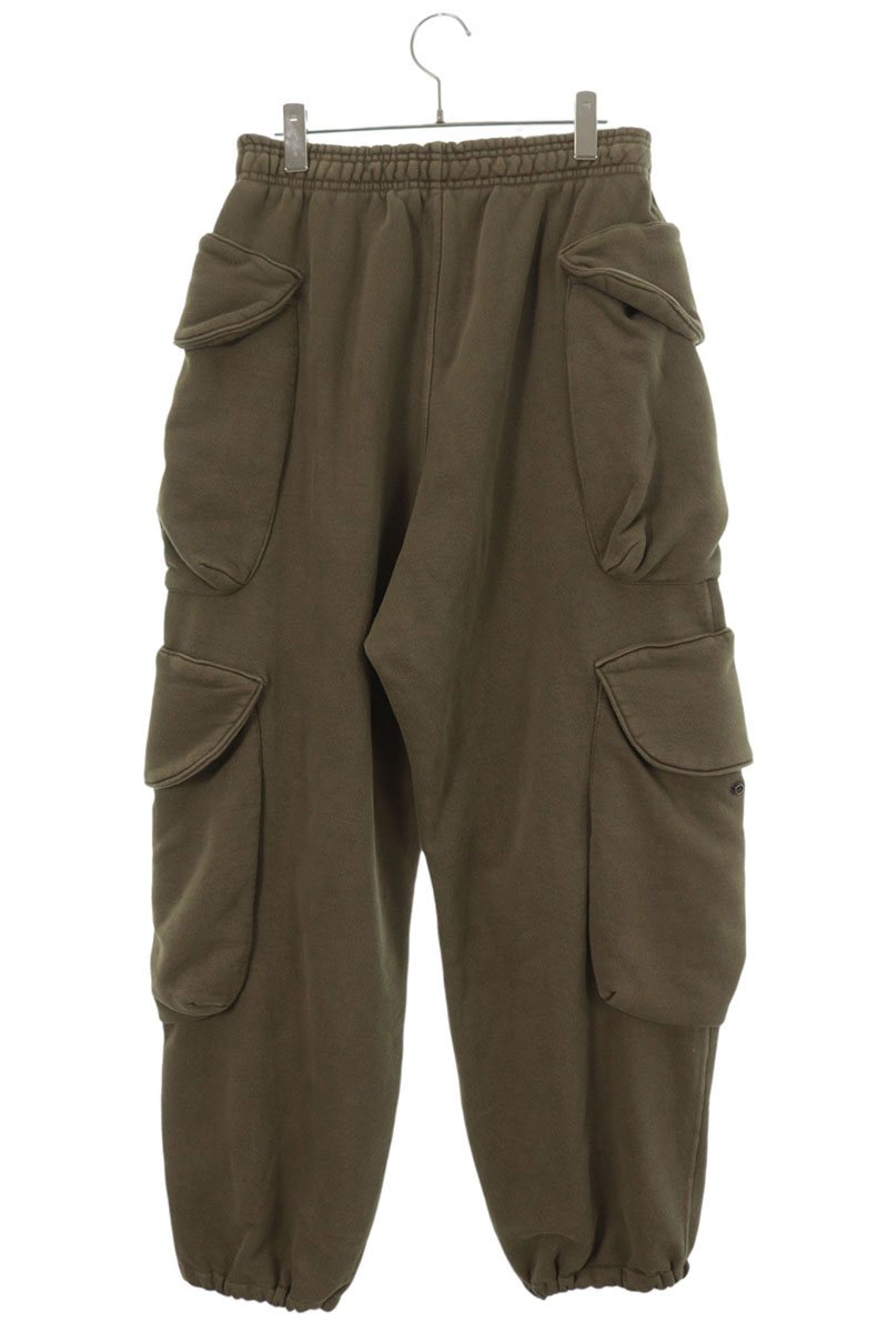 entire studios Cotton Sweat Cargo Pants Green Size S