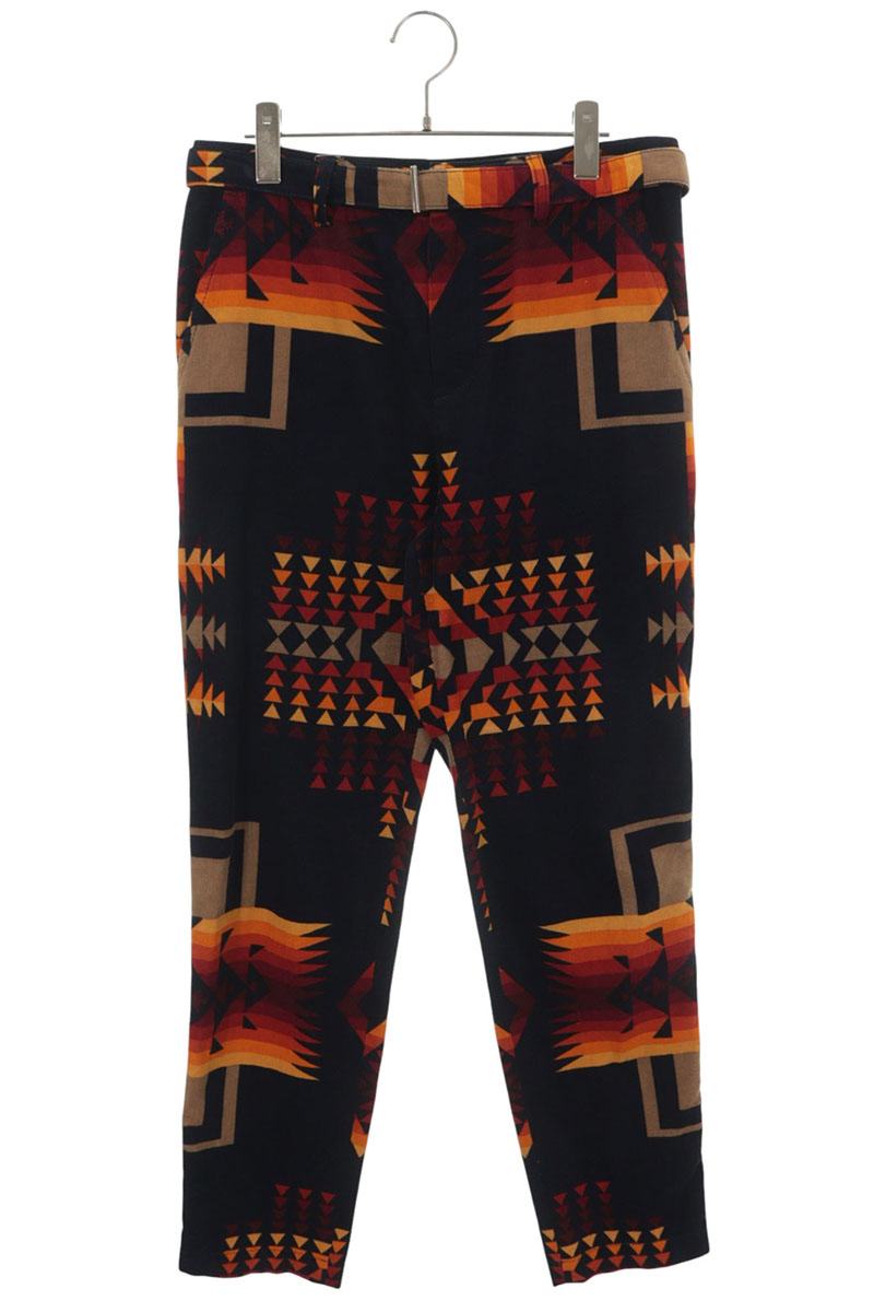 Sacai x Pendleton Native Pattern Pants Multi Size 2