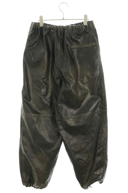 MIHARAYASUHIRO Vegan Leather Trousers Black Size 44