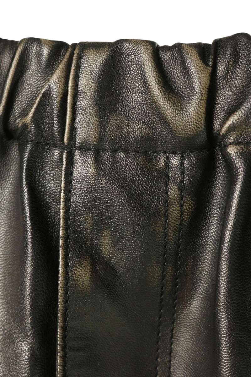 MIHARAYASUHIRO Vegan Leather Trousers Black Size 44