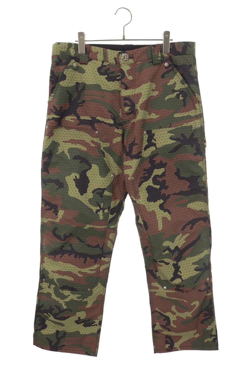 Chrome Hearts Carpenter Double Knee Camo Pants Multi Size 32