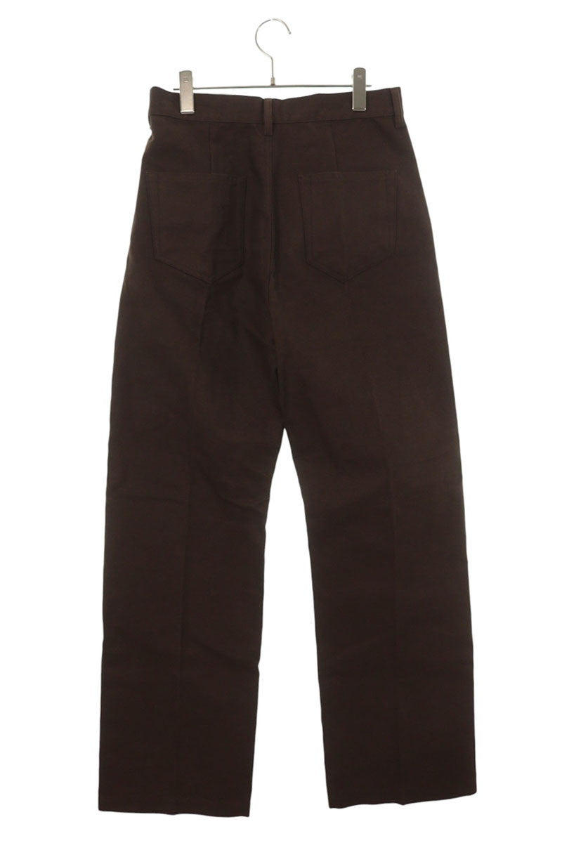 Rick Owens 23AW Geth Jeans Wide Cotton Brown Pants Size 30