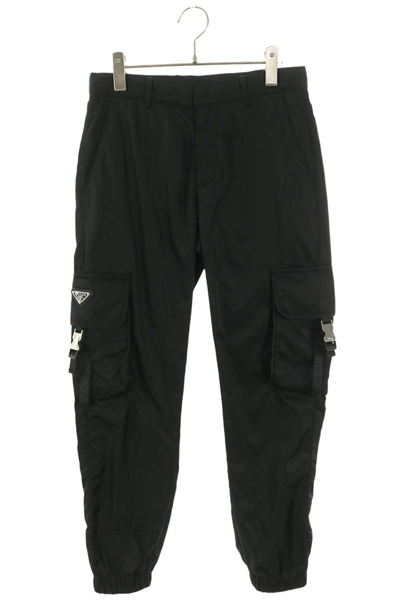 PRADA Nylon Cargo Pants Black Size 31