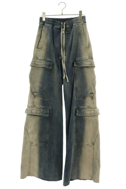 Rick Owens DOUBLE CARGO JUMBO BELAS Pants Indigo Size 46