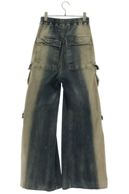 Rick Owens DOUBLE CARGO JUMBO BELAS Pants Indigo Size 46