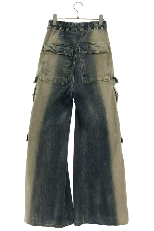 Rick Owens DOUBLE CARGO JUMBO BELAS Pants Indigo Size 46
