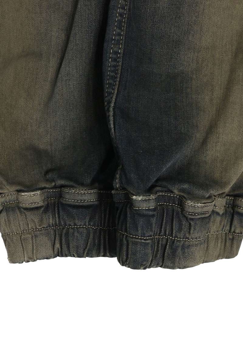 Rick Owens 25AW BAUHAUS CARGO Stonewash Denim Indigo Pants Size 48