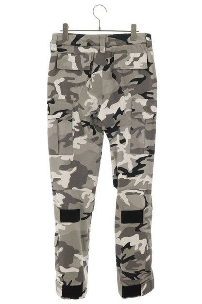 BALENCIAGA Camo Cotton Pants Size 44