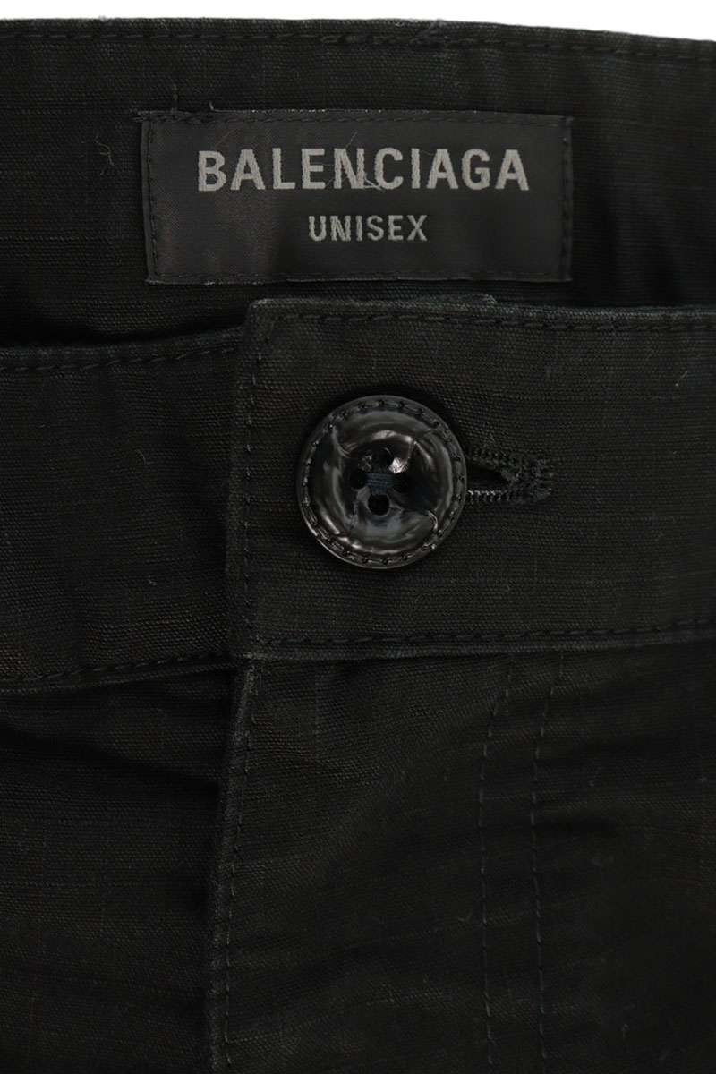 BALENCIAGA Cargo Flare Cotton Pants Size S