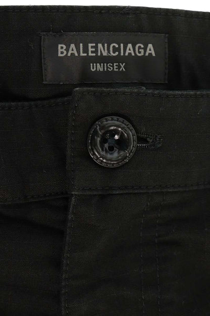 BALENCIAGA Cargo Flare Cotton Pants Size S