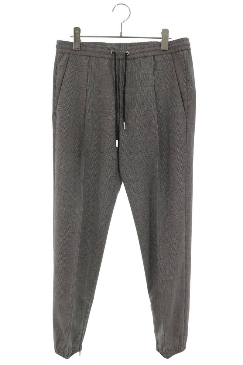DIOR 21SS Hem Zip Wool Pants Gray Size 44