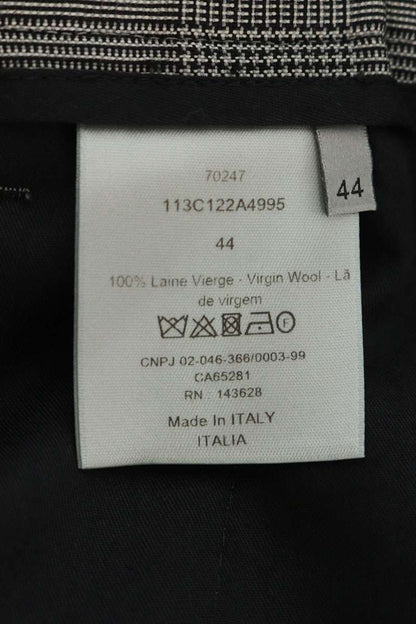 DIOR 21SS Hem Zip Wool Pants Gray Size 44