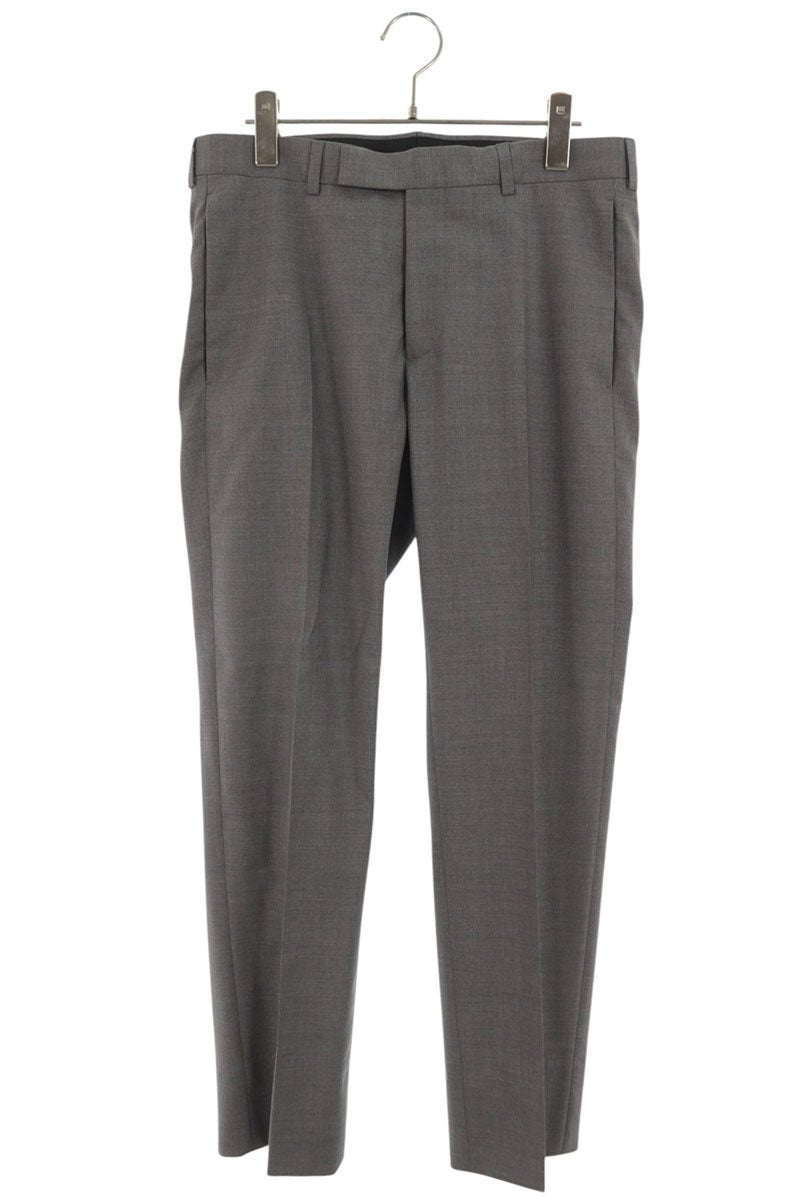 DIOR Wool Silk Blend Slacks Gray Size 44