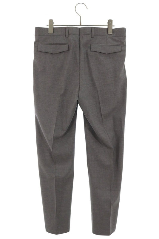 DIOR Wool Silk Blend Slacks Gray Size 44