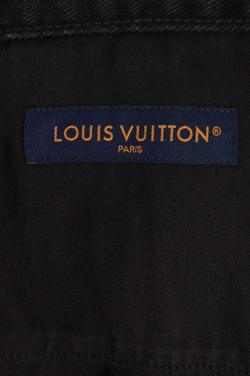 LOUISVUITTON 25AW Monogram Workwear Pants Black Size 30