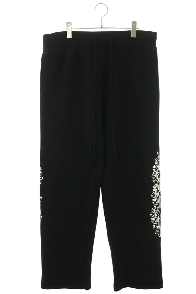 Chrome Hearts Floral Embroidered Cashmere Pants Size XL