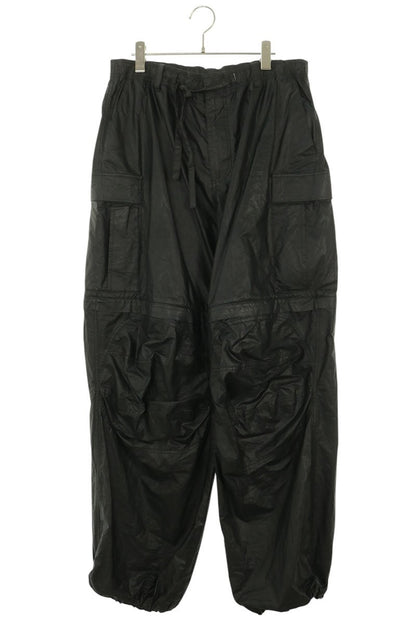 DINGYUN ZHANG 2-Way Coated Cargo Pants Black Size XL